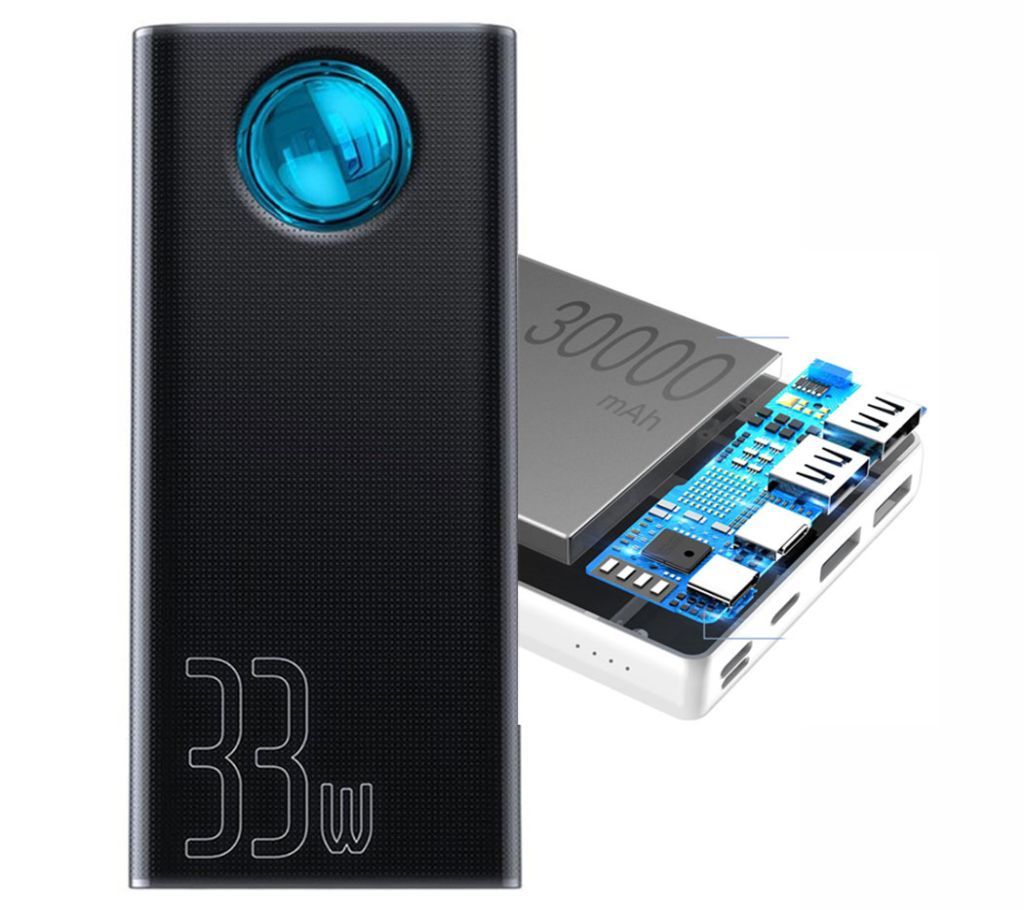 BASEUS 30000MAH PORTABLE USB C PD FAST CHARGING 33W POWER BANK