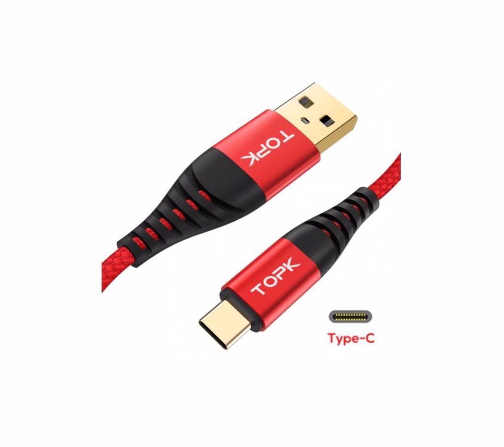 TOPK Type C  3A Quick Charge 3.0 Fast Charging Cable