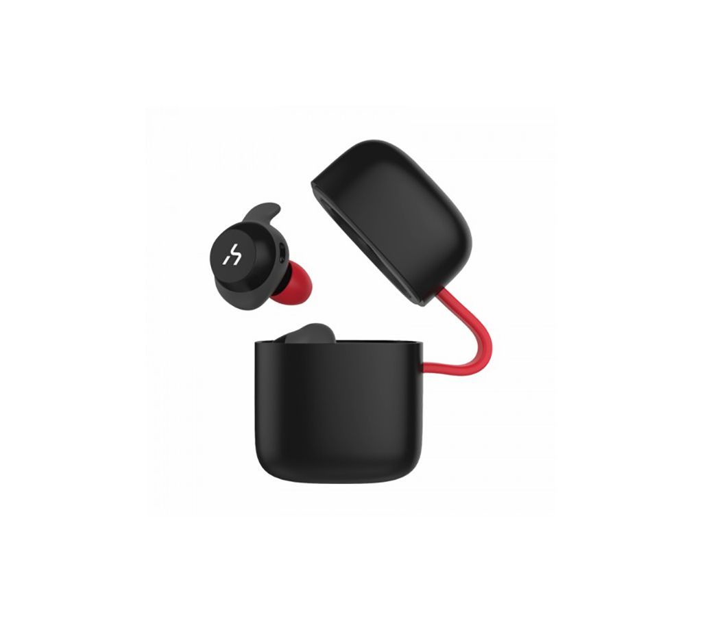 Original HAVIT G1 True Wireless Sports Headphones- Black Red