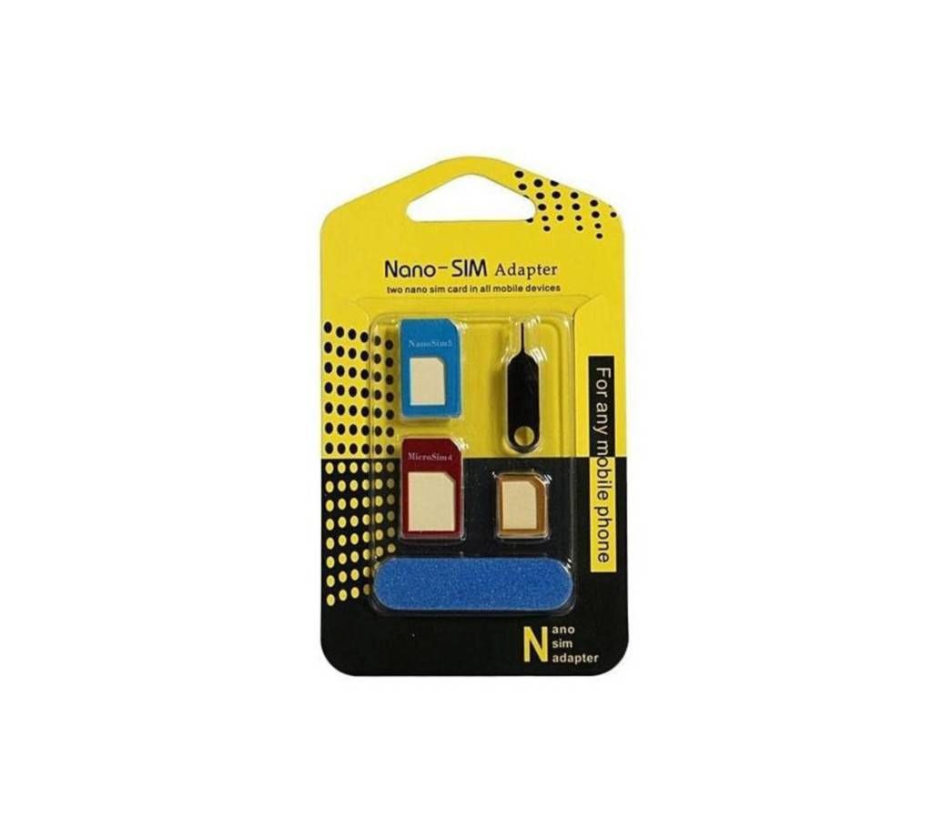 Hello Telecom Nano SIM Adapter Converter - MULTI COLOR