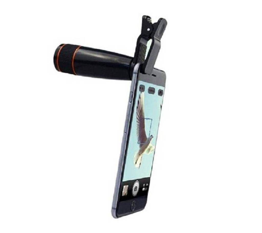 Universal 12X Zoom Mobile Phone Telescope Lens 