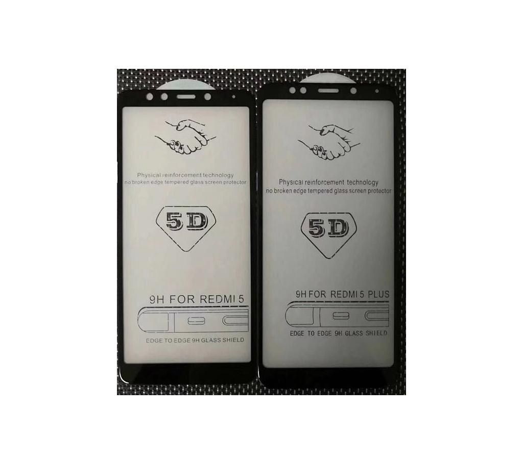5D Glass For Redmi 5 plus