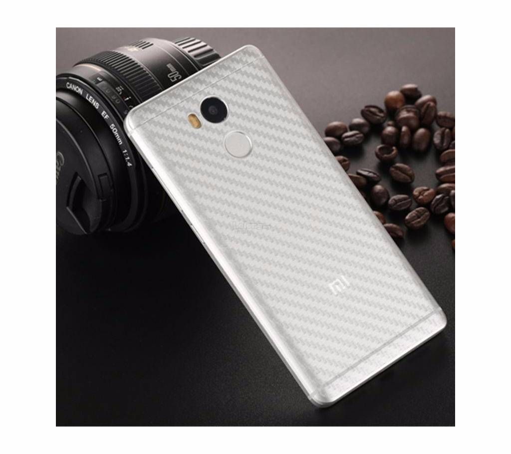 Carbon Fiber Sticker for Xiaomi Redmi 5 plus- Transparent