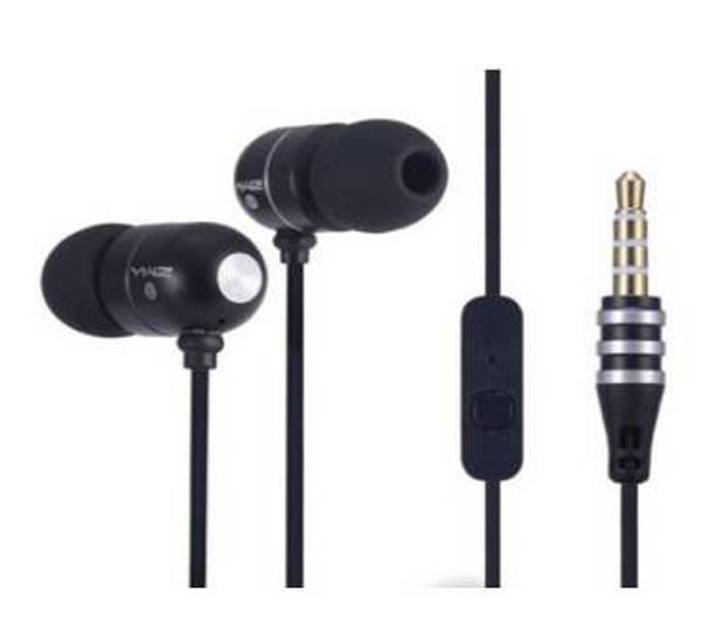YWZ-66 SUPER BASE METAL EARPHONE-BLACK