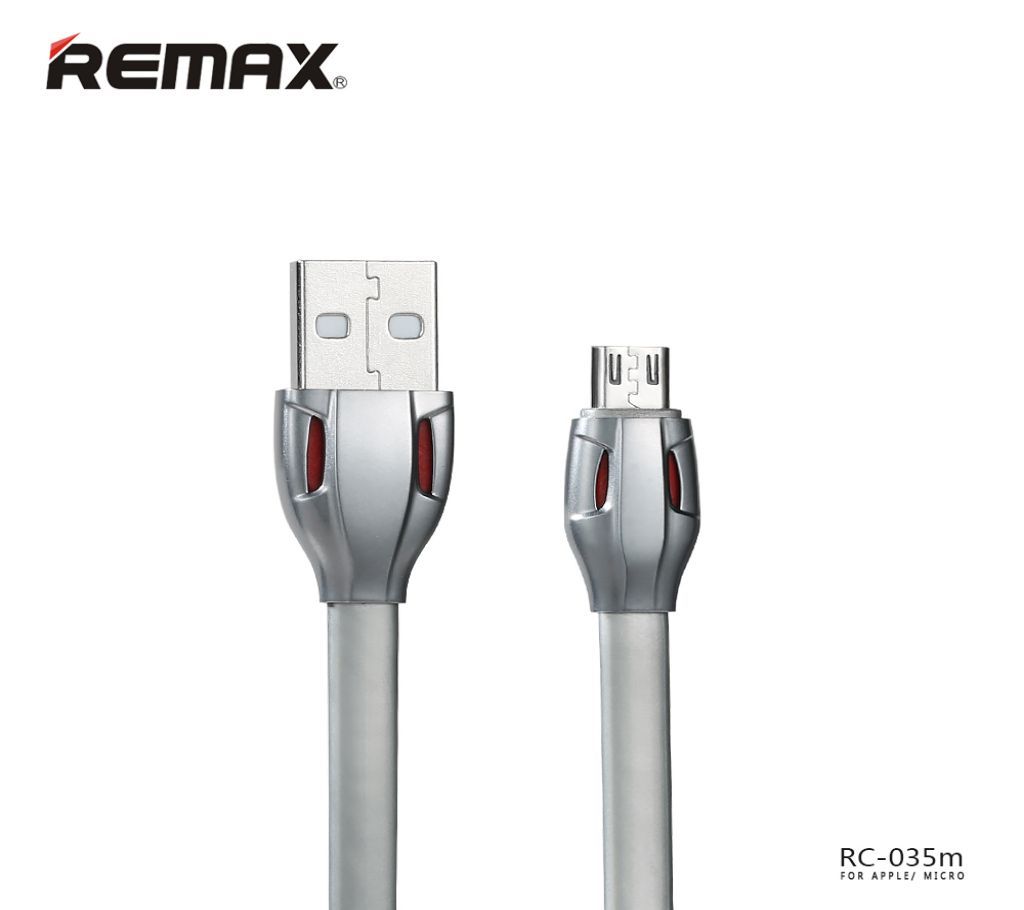Original Remax RC-035m Laser Micro USB Data Cable