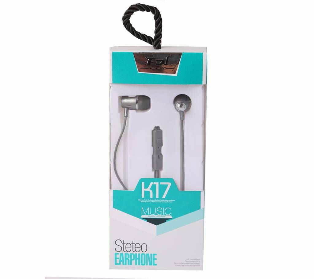 K17 Stereo Earphone