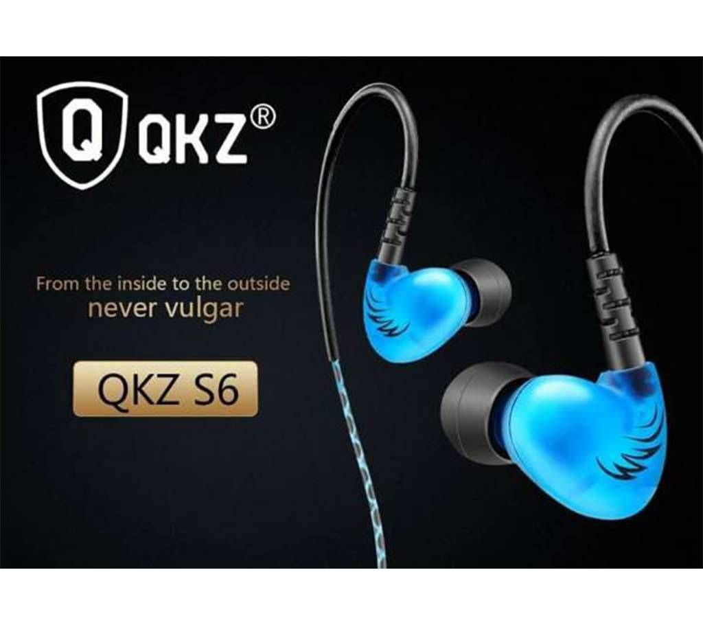 QKZ S6 over the earphone 