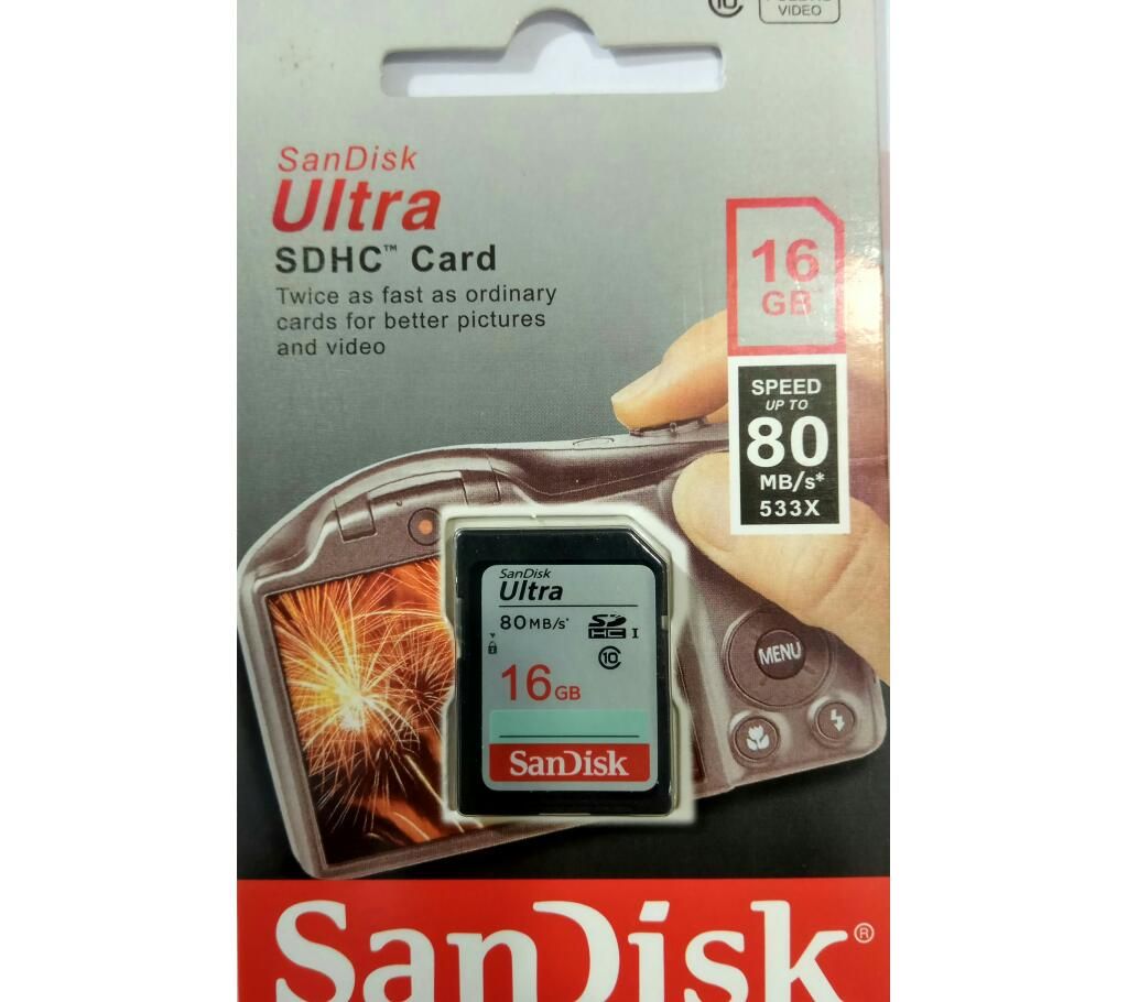 SanDisk SD card 16gb