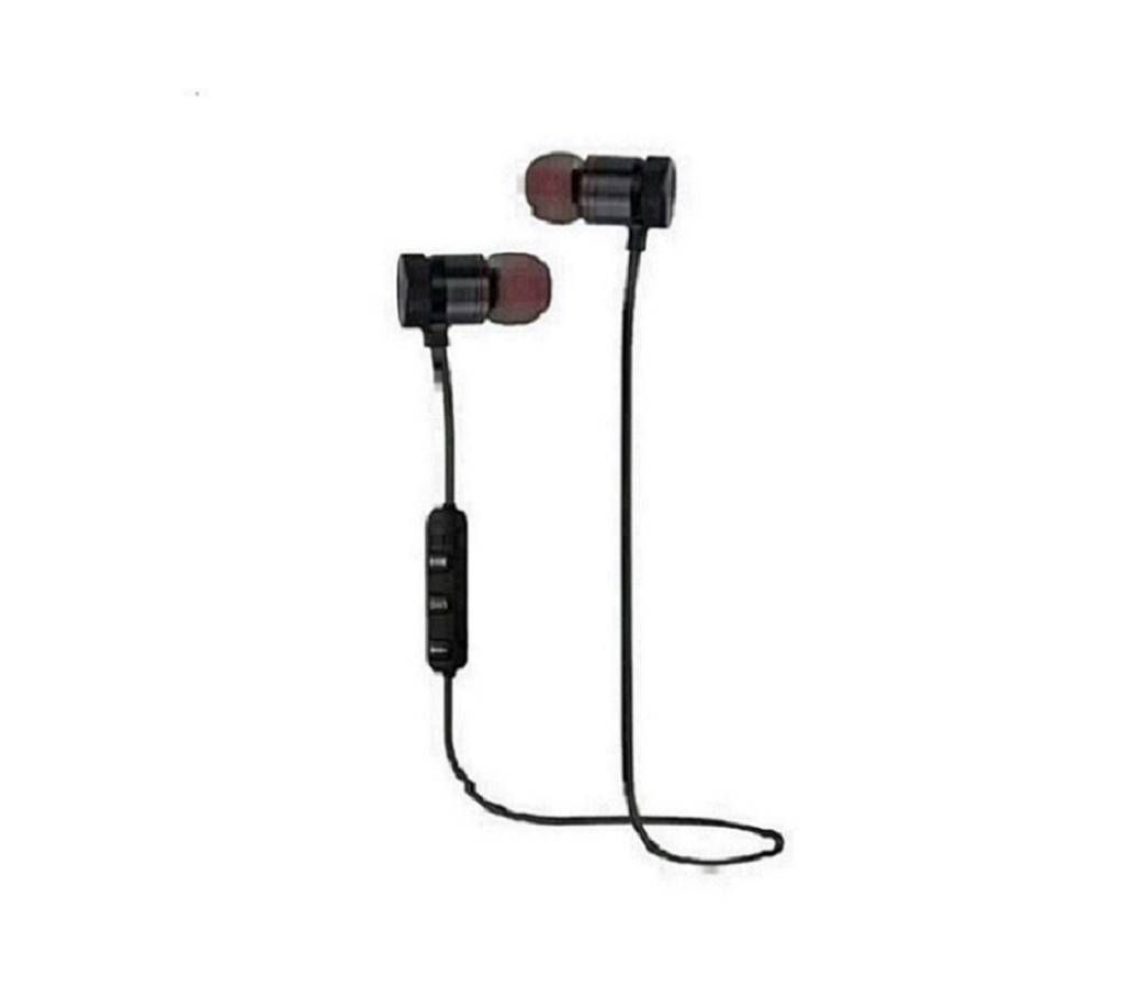 Stereo Super Bass Wireless Bluetooth Earphone - Black