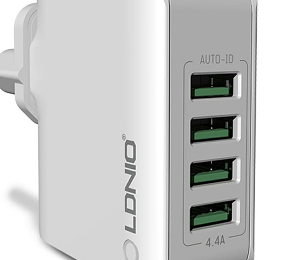 LDNIO A4403 4-Port USB Charger Adapter