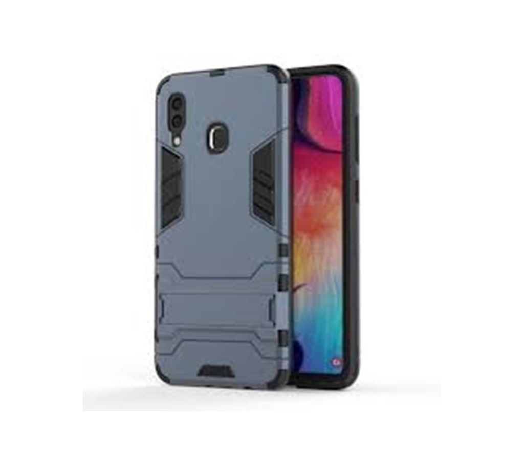 Armor Case for  Galaxy A30 Shockproof Protection Cover - Cadetblue