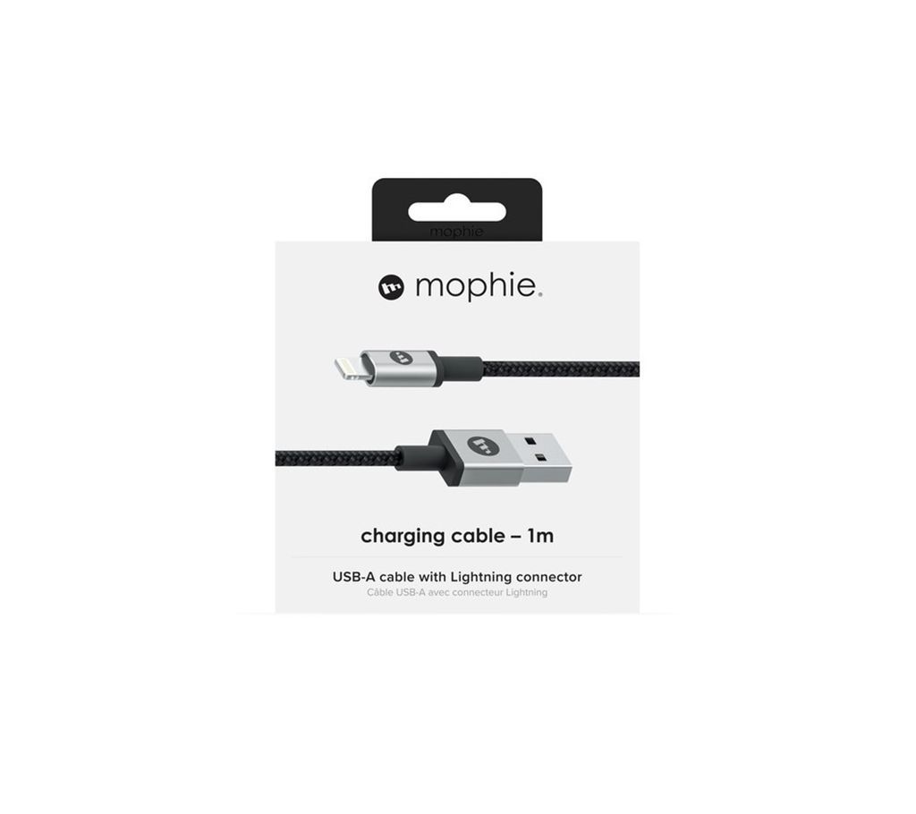 Mophie USB-A to Lightning Cable 1M Black