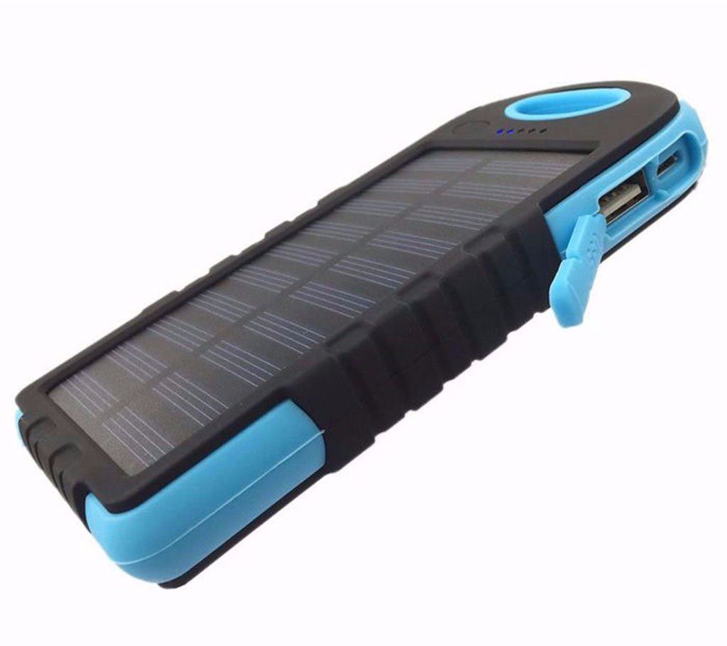 5000mAh solar power bank+ LED light