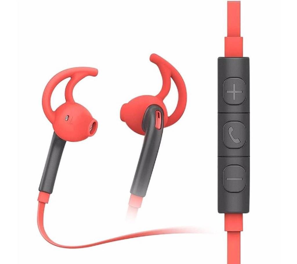 Rock Stereo Bass In-Ear Earphone - Red