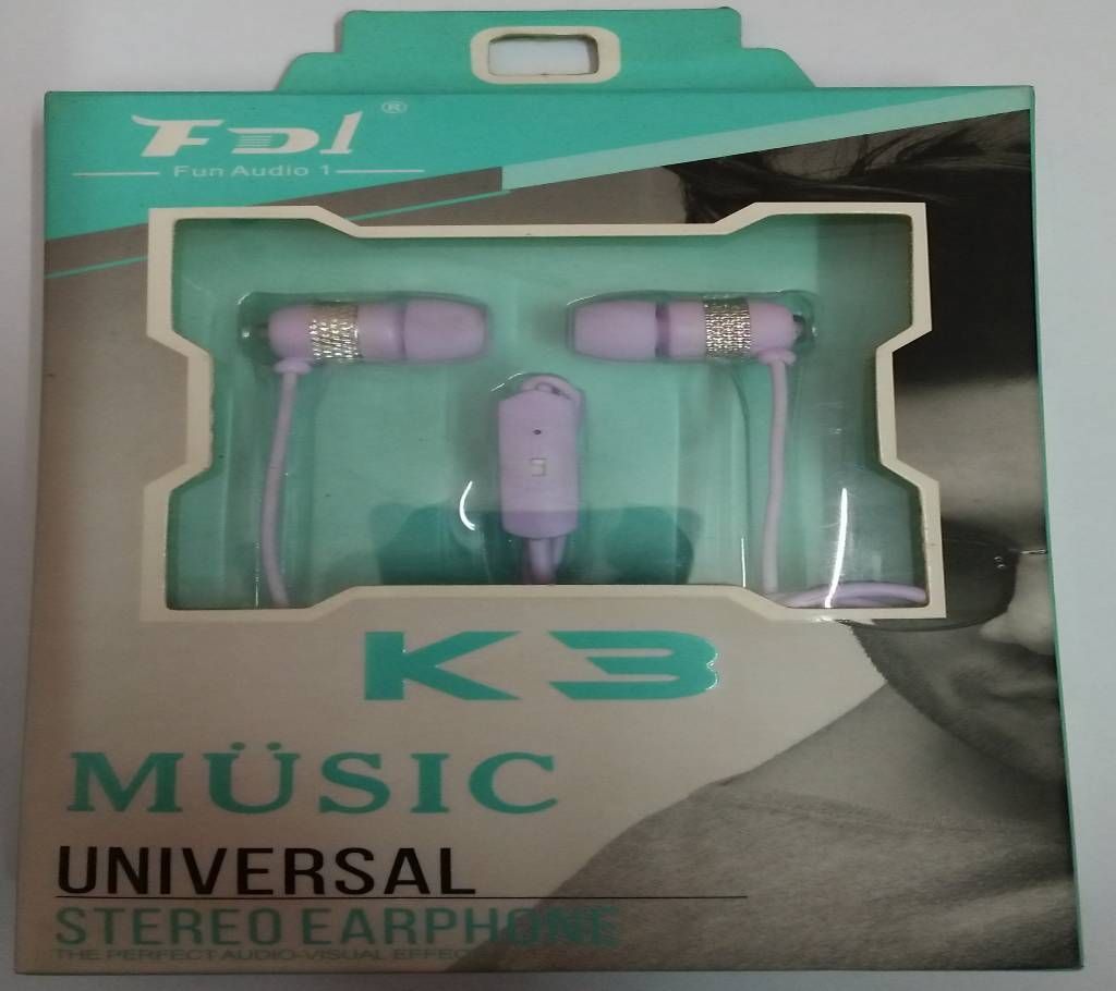 K3 Stereo Earphone