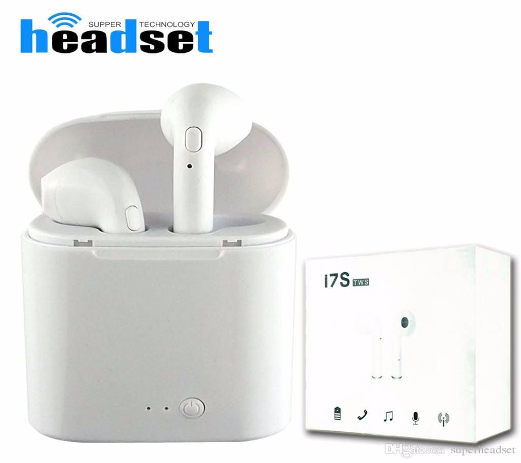 TWS i7s Bluetooth Wireless Earbuds & Charger