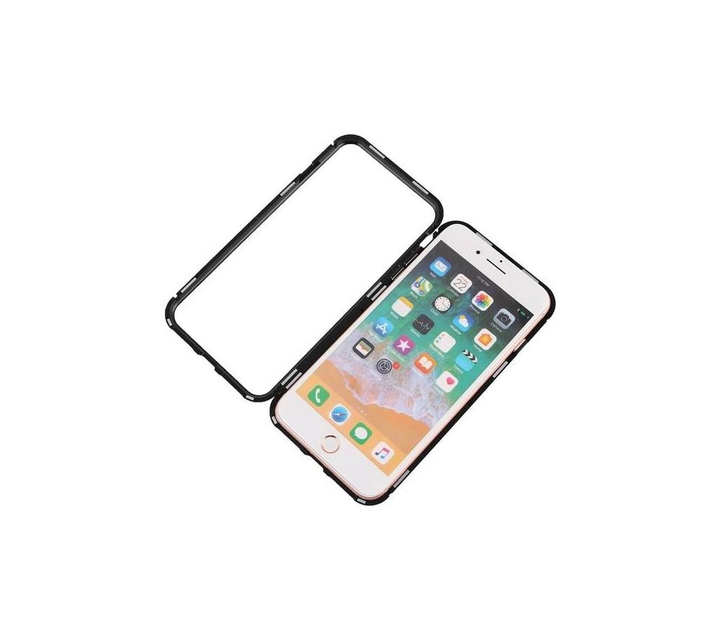 Magnetic Adsorption Metal 360° Case for iphone 8