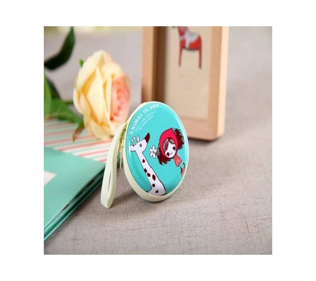 Animal Island Paste Color Round Headphone Case