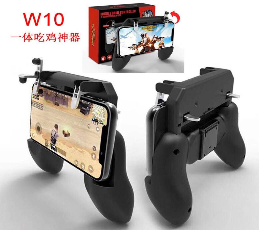 W10 All in One Mobile Gaming Game Pad Free Fire PUBG Mobile Game Controller