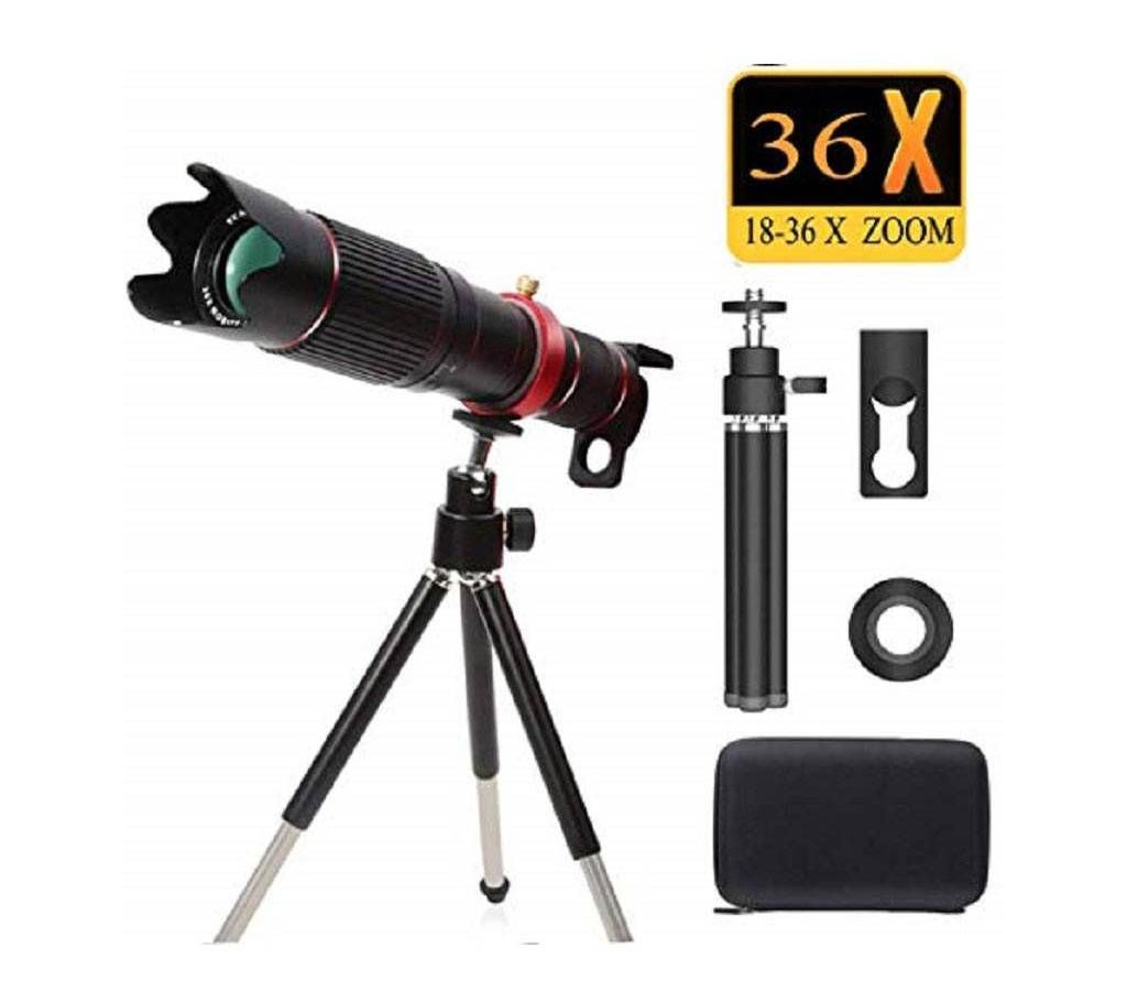 HD 4K 36X Zoom Mobile Phone Monocular Scope