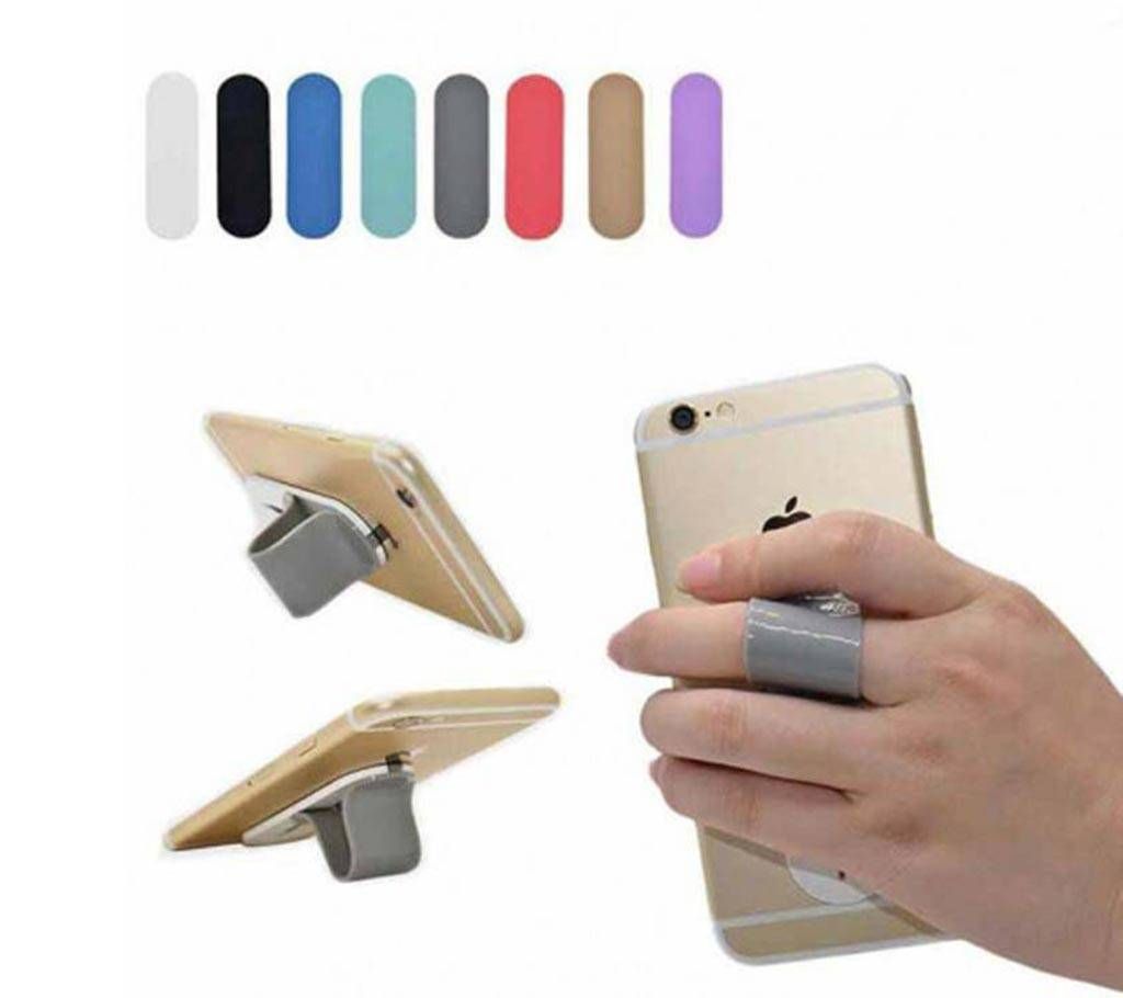 Finger Grip Self Standing Sticker Phone