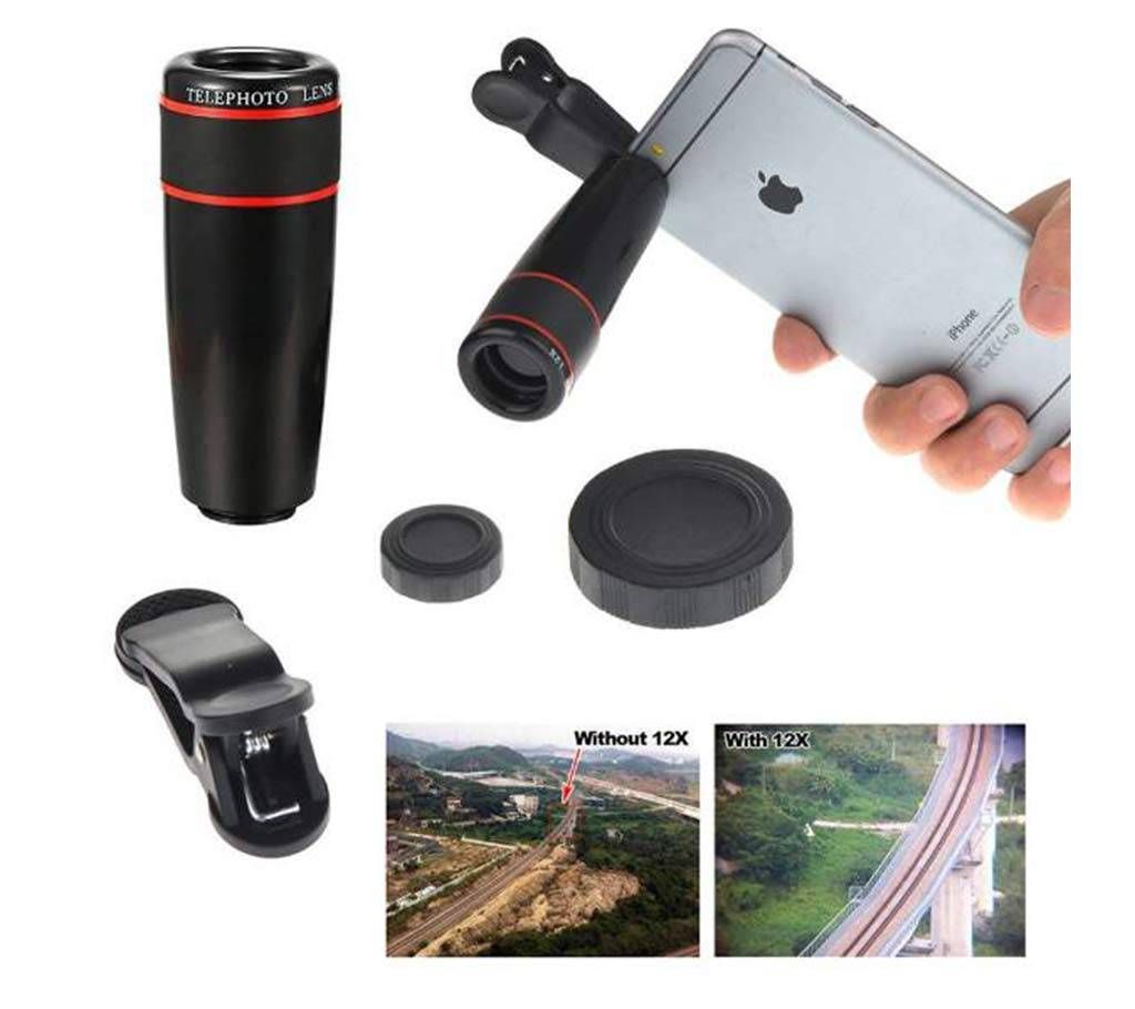 Mobile Phone Telescope Lens 12X