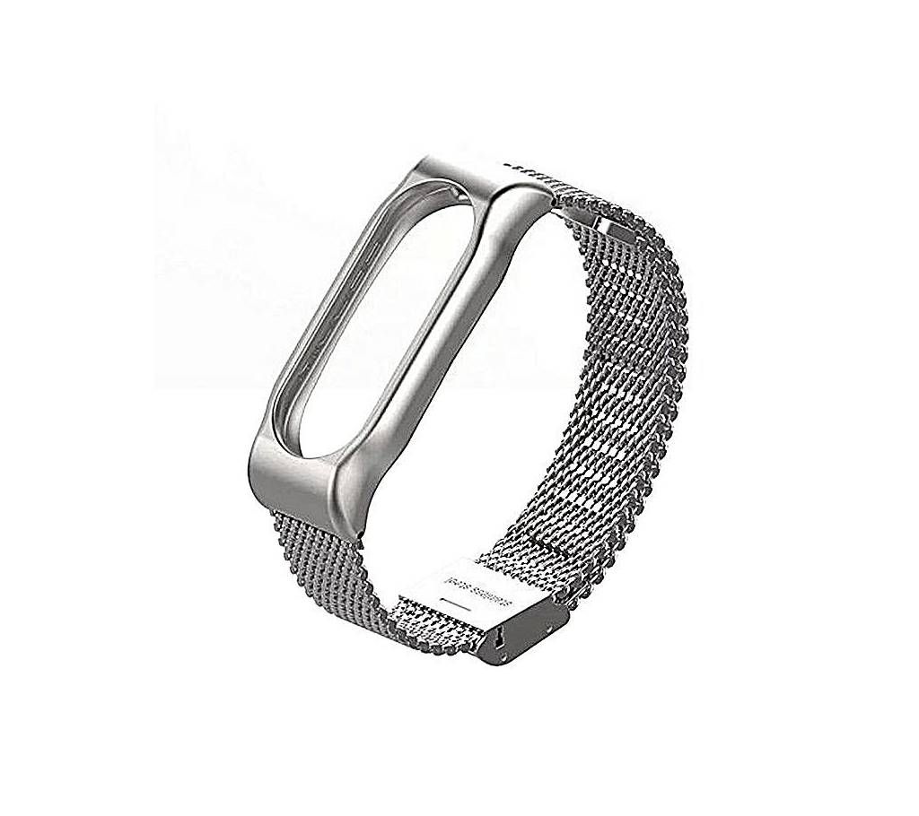 Xiaomi Strap For Xiaomi Band 2 Metal Bracelet - Silver