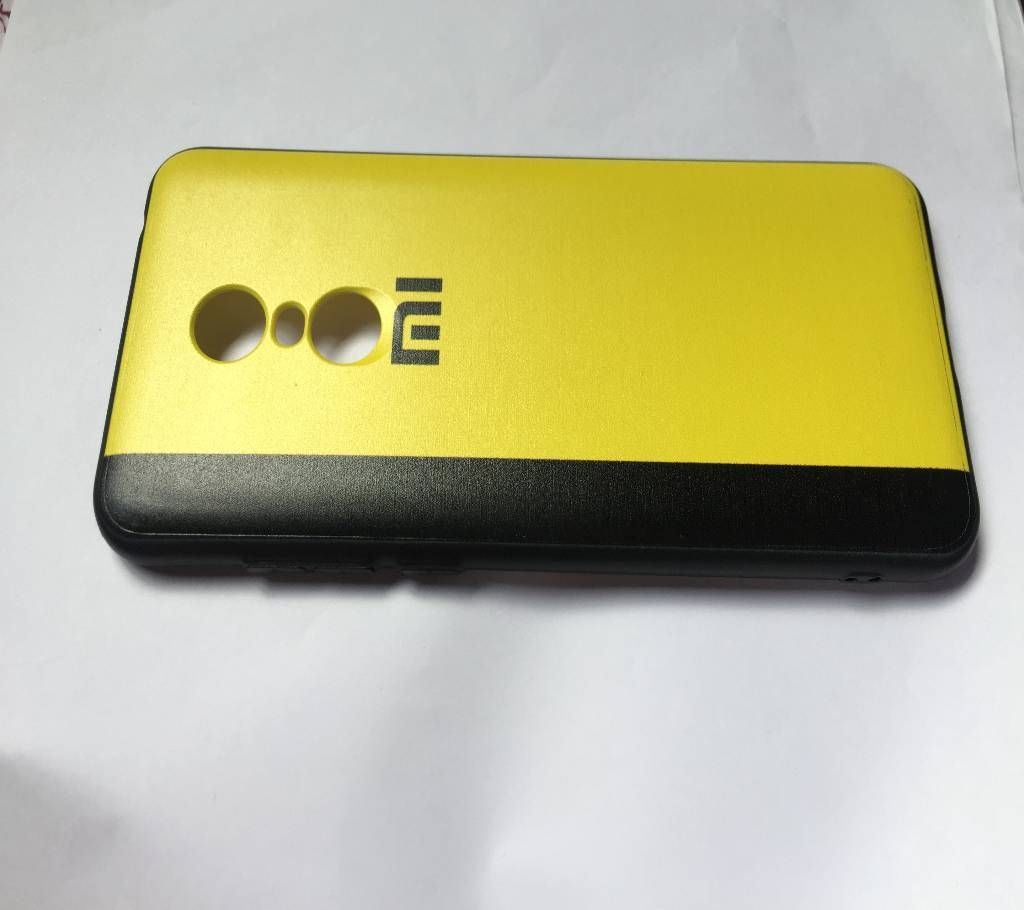 Redmi 5 Skin Only Back And Sides Striped yellow and black