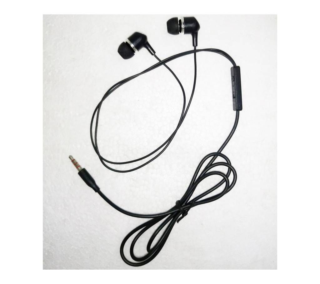 In Ear Headphone S12 for all Phones - Black