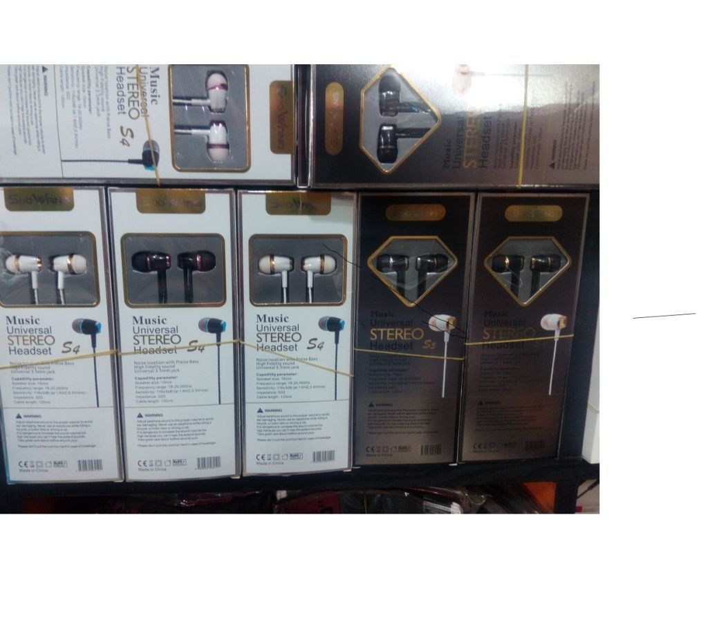 Stereo Headphone S4 - 1 pcs