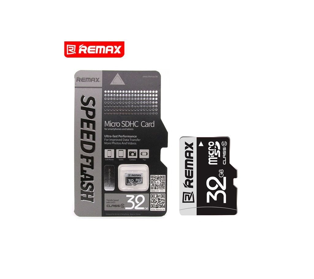 Original Remax Class 10 Memory card 32GB