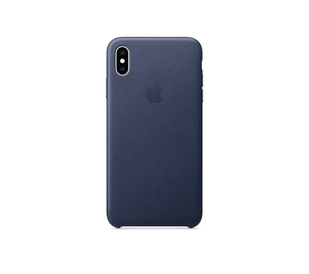 iPhone X Leather Case - Midnight Blue