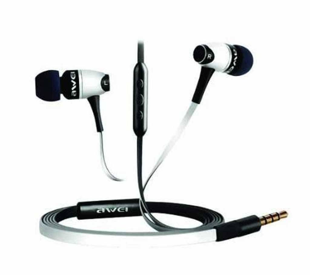 Awei S80vi In-ear Earphones W/ MIC-White