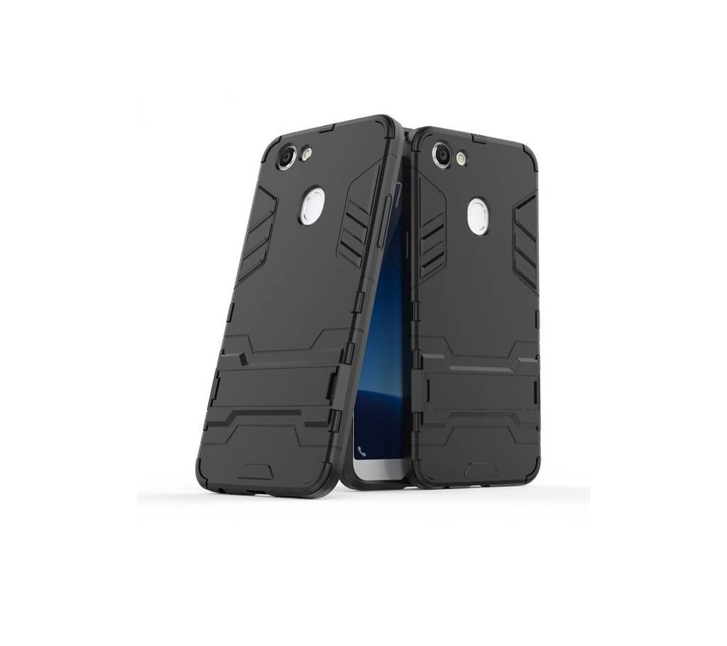 Oppo F7 Iron man Back Cover Black