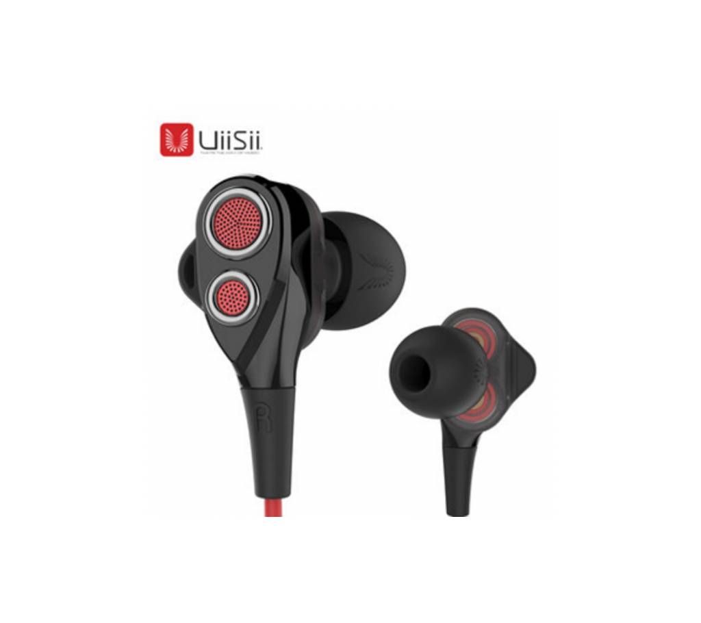 UiiSii BA-T8 HiFi Stereo Wired Earphone