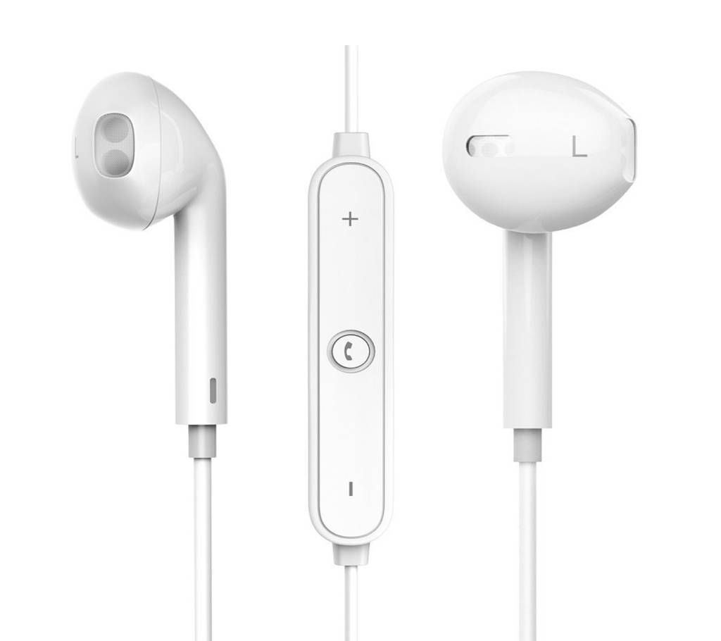 Wireless Sports Bluetooth Headset White