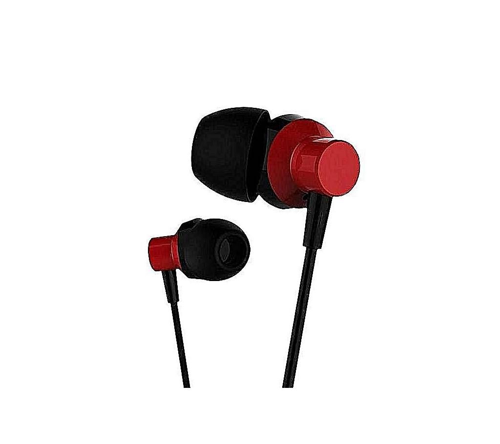 REMAX RM 512 Earphone - Black and Red