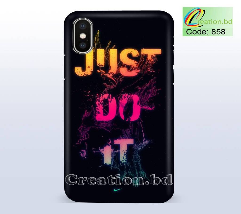 Just Do It Customized Mobile Back Cover