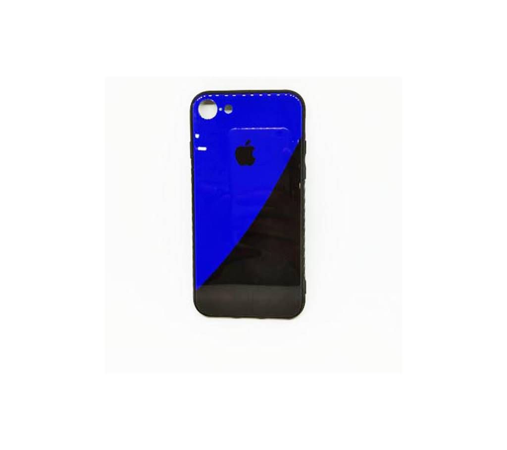 Case for i-phone 7, GUANHAO Soft TPU Bumper Tempered Glass Back Ultra Thin Gradual Change Scratch Resistant Shock Absorption Fashion Protective Case for iphone 7