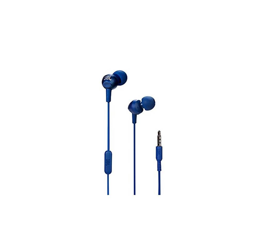 JBL C200SI in-Ear Headphones with Mic (Mystic Blue)