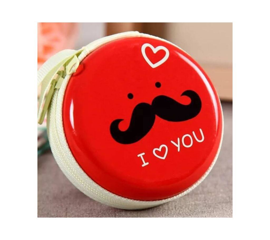 I Love You Round Headphone Case