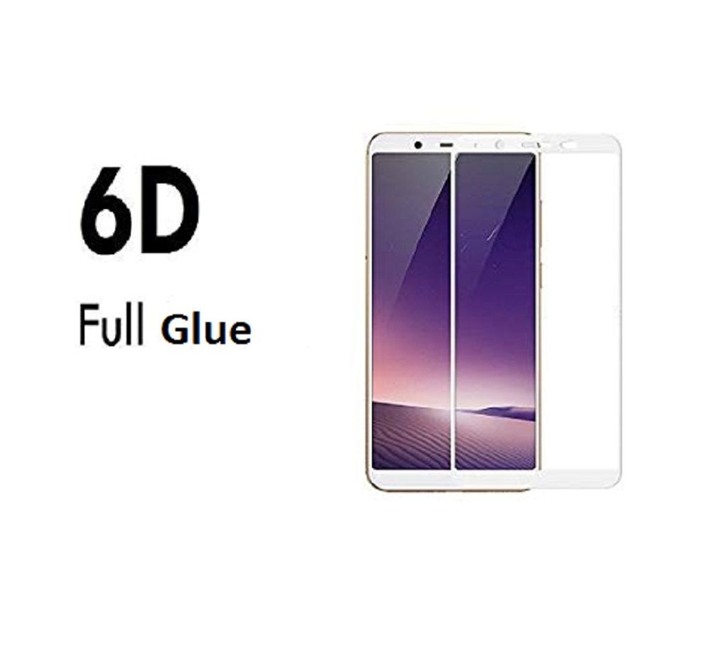 VIVO Y71 White 6D Tempered Glass Screen Guard Protector