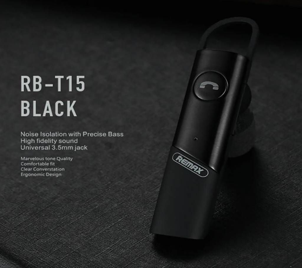 Remax RB-T17  BLUETOOTH HEADEST - BLACK