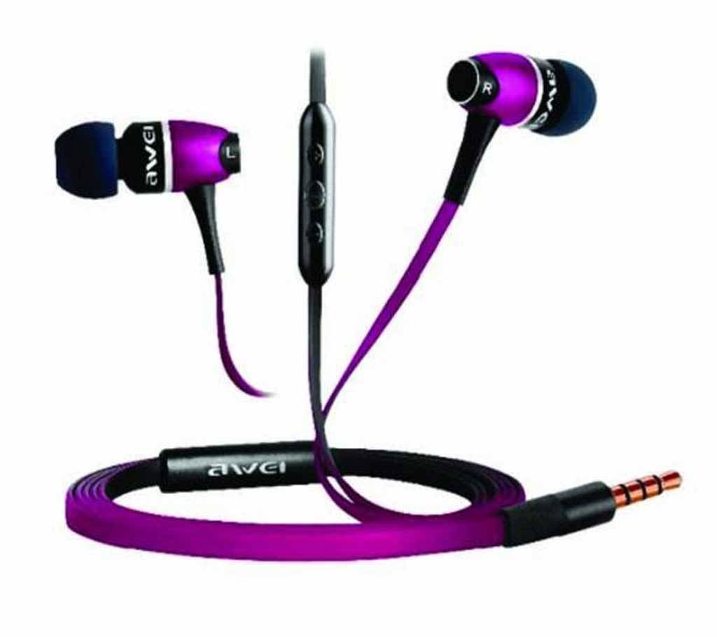 Awei S80vi In-ear Earphones W/ MIC-Rose