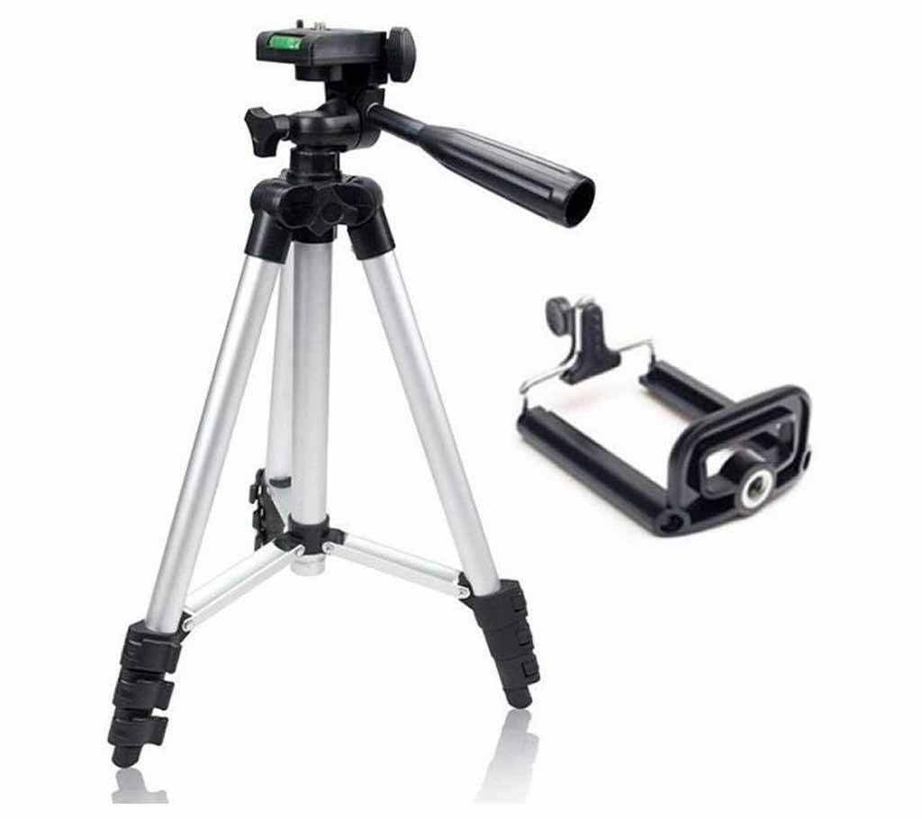 Tripod-3110 Camera and Mobile Stand - Black