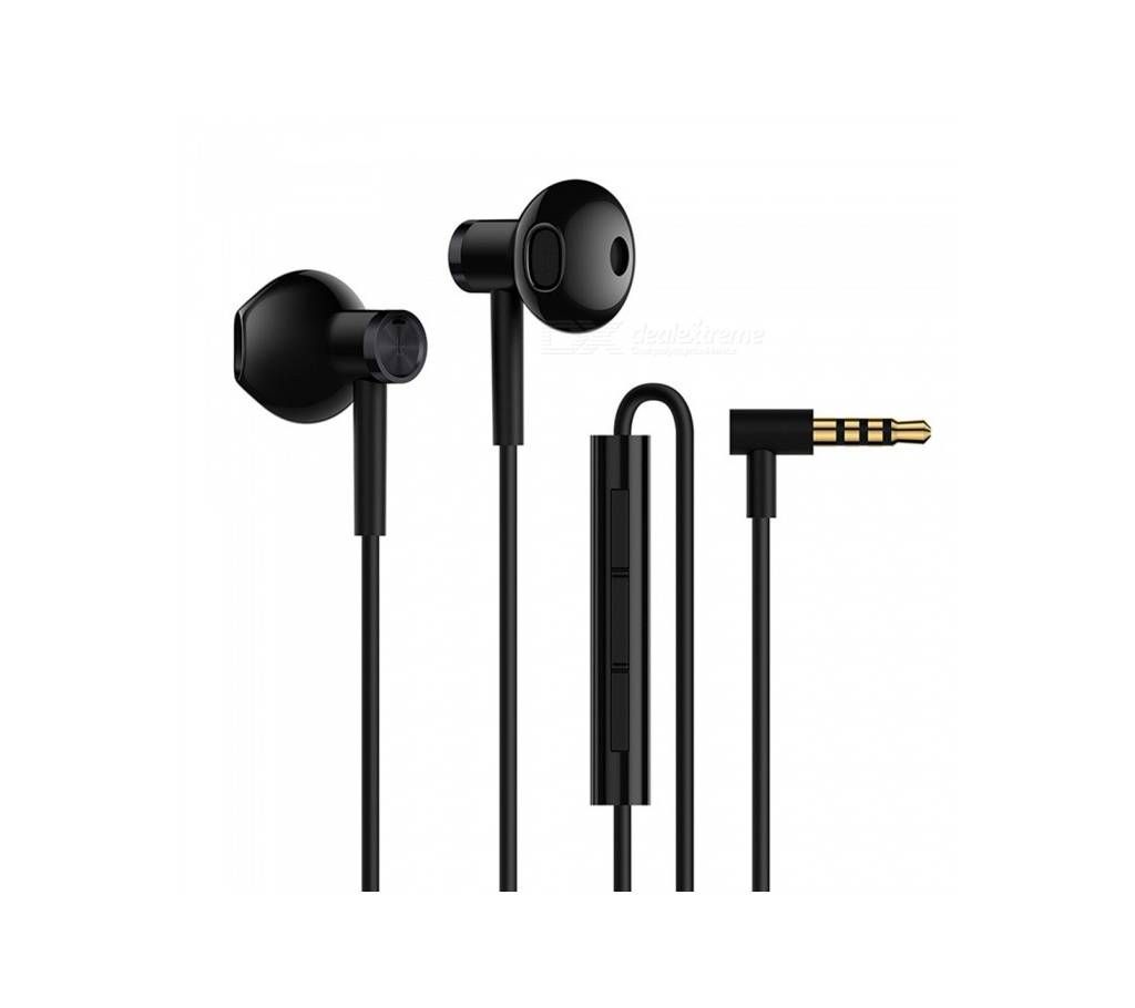 Xiaomi MI BRE01JY Dual Drivers Half In-Ear Earphone - Black