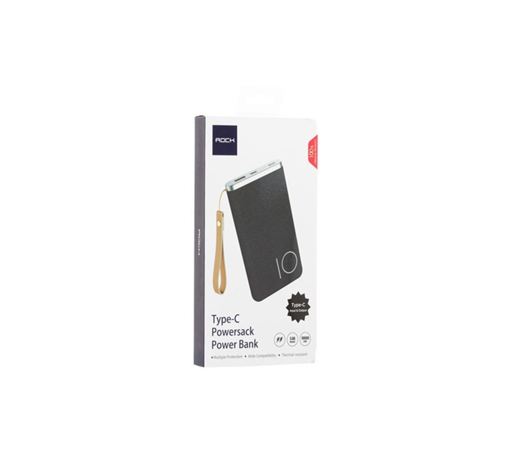 Slim 10000 mAh Power Bank, ROCK (RMP0365) Portable Ultra-thin Polymer Metal Alloy Powerbank  battery power bank 10000mah