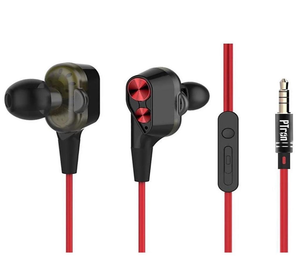 PTron Boom 2 4D Deep Bass Stereo Wired Headphone