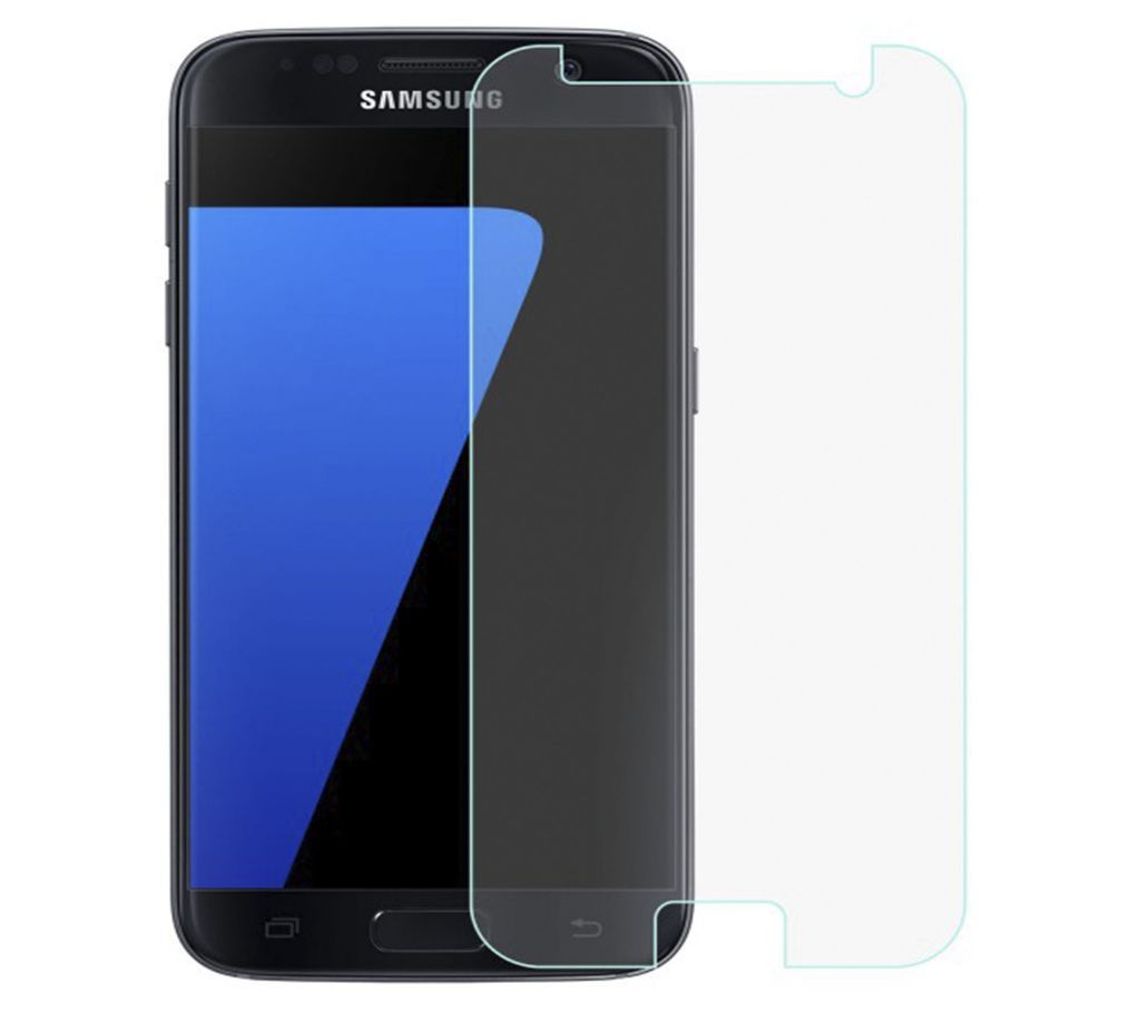 Tempered Glass Screen Protector for Samsung Galaxy S7 Edge - Blue