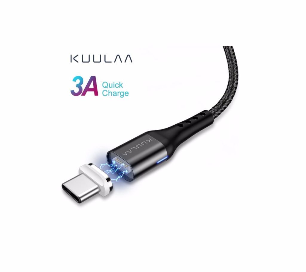 KUULAA Magnetic Type C Lighting USB Fast Charging Cable
